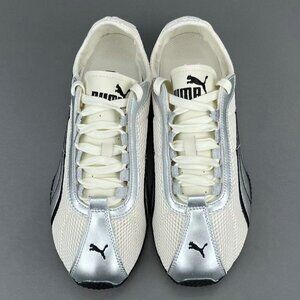 Silver-White Dexterity Casual Sneakers